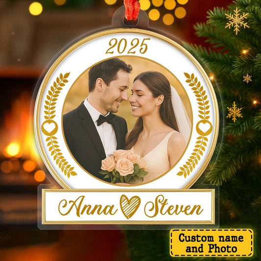 Our First Christmas - Personalized Custom Arylic Ornament