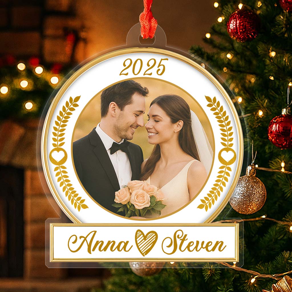 Our First Christmas - Personalized Custom Arylic Ornament