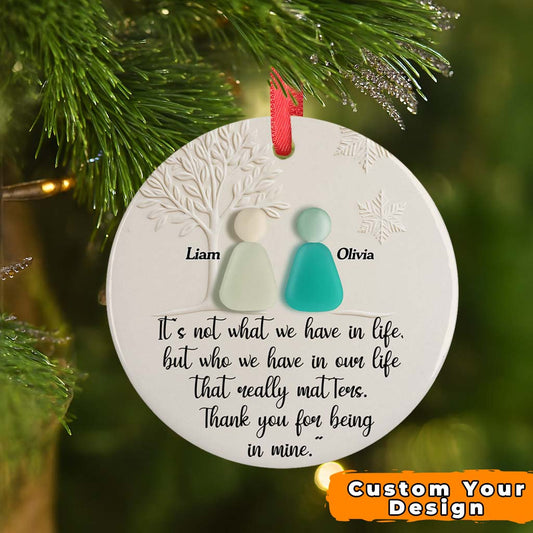 Shoreline Keepsakes - Personalized Sea Glass Ornament
