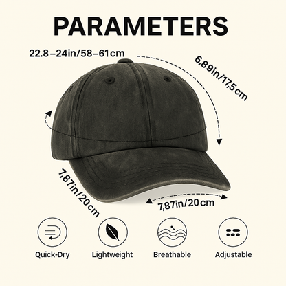 Custom Washed Cap Denim – Mis Personas Favoritas Me Llaman Abuelo