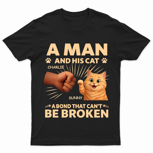 Custom Unisex T-shirt, Premium T-shirt, Hoodie - Personalized Birthday Gifts For Dog Cat Lovers, Dog Dad And Mom, Cat Owners - Forever My Feline Friend