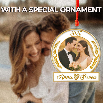 Our First Christmas - Personalized Custom Arylic Ornament