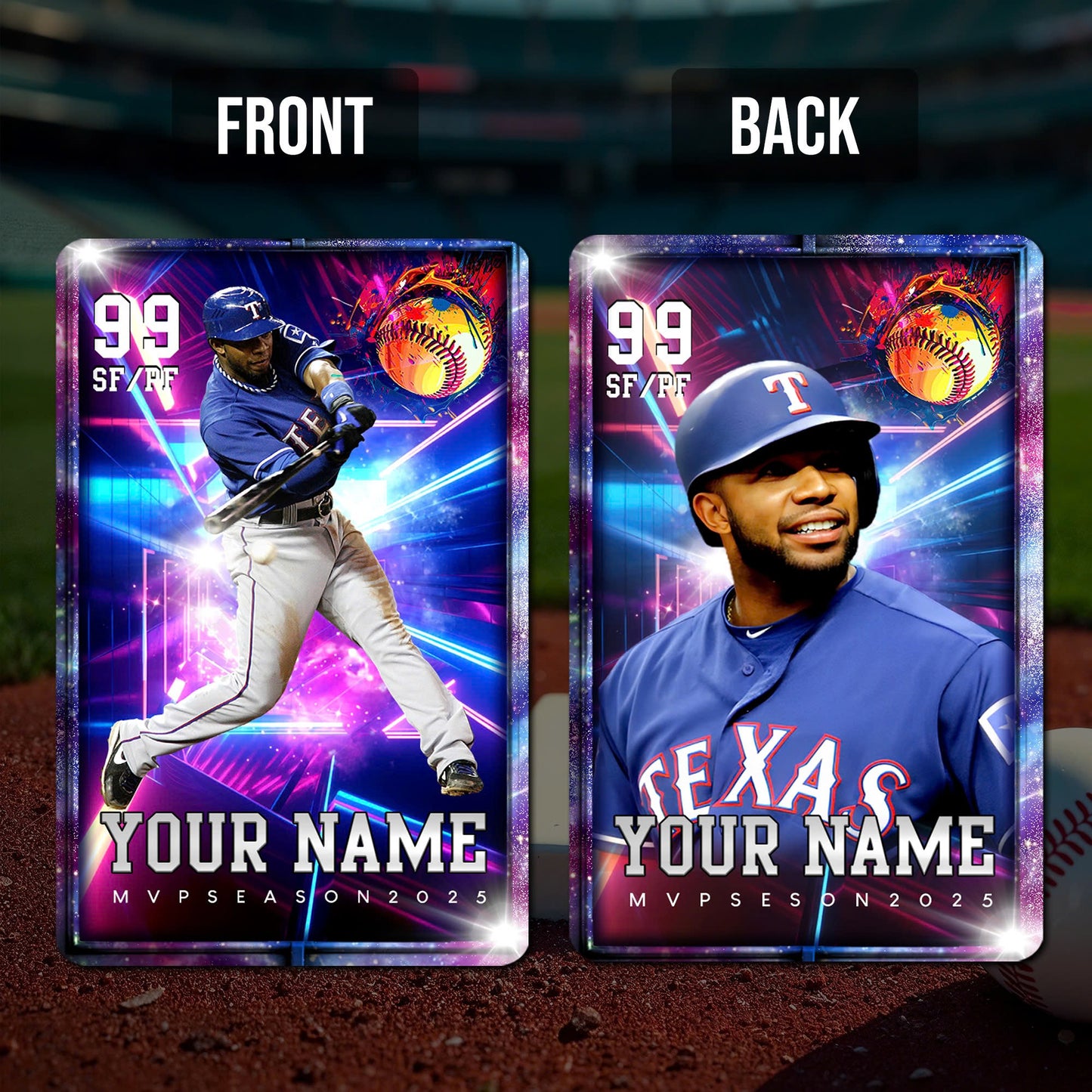 Custom MVP Baseball Card – Personalized Photo Wallet Card for Him
