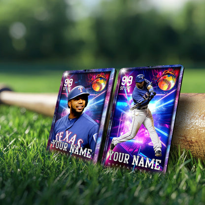 Custom MVP Baseball Card – Personalized Photo Wallet Card for Him